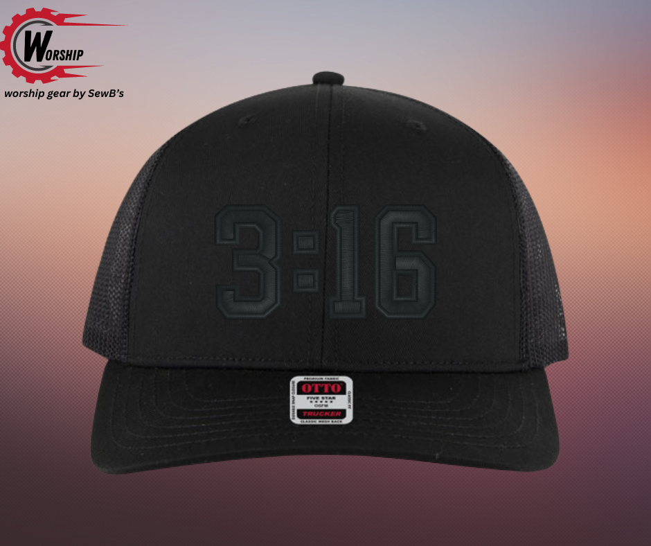 3:16 Trucker hat
