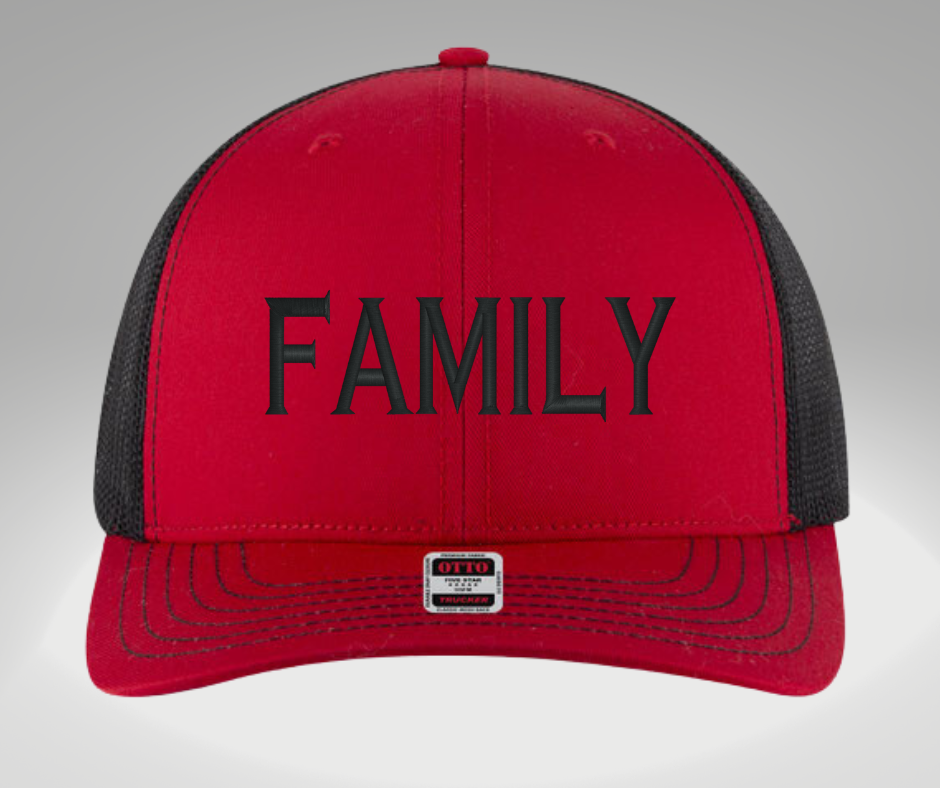 Family Name Embroidered Hat