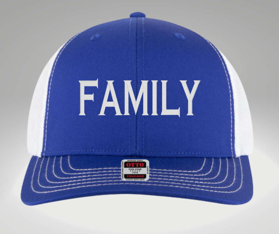 Family Name Embroidered Hat