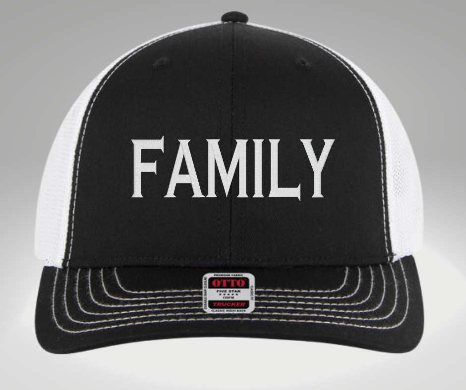 Family Name Embroidered Hat