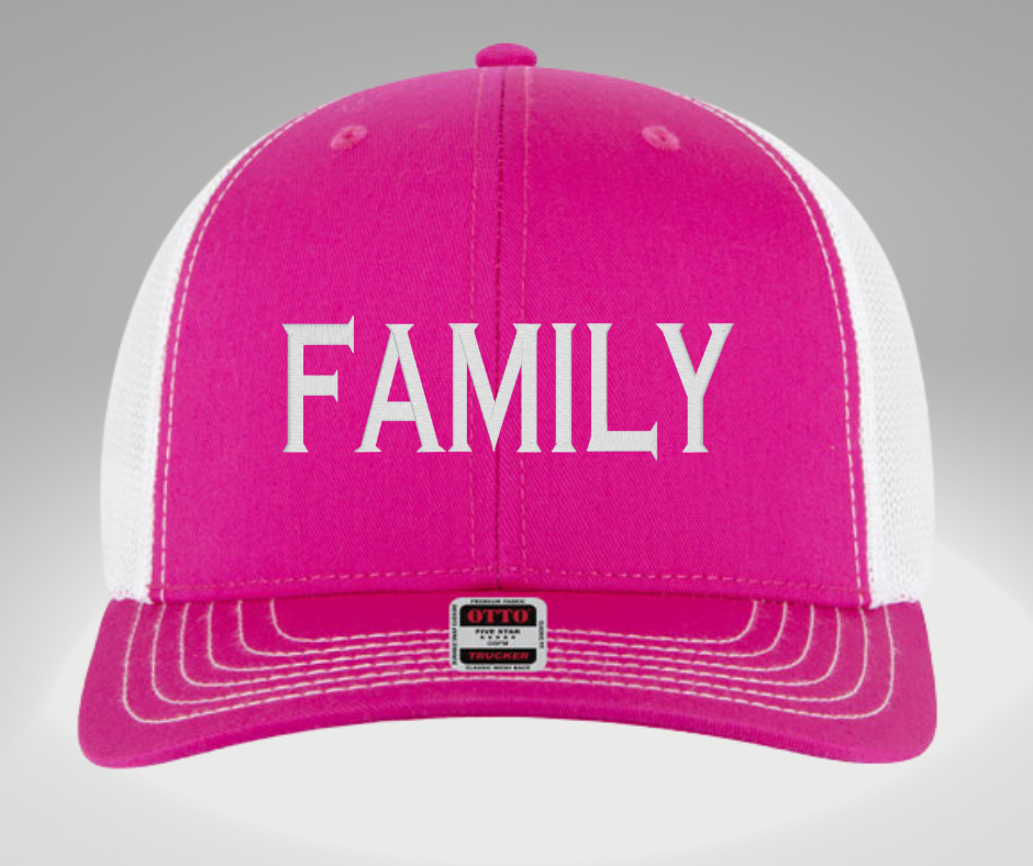 Family Name Embroidered Hat