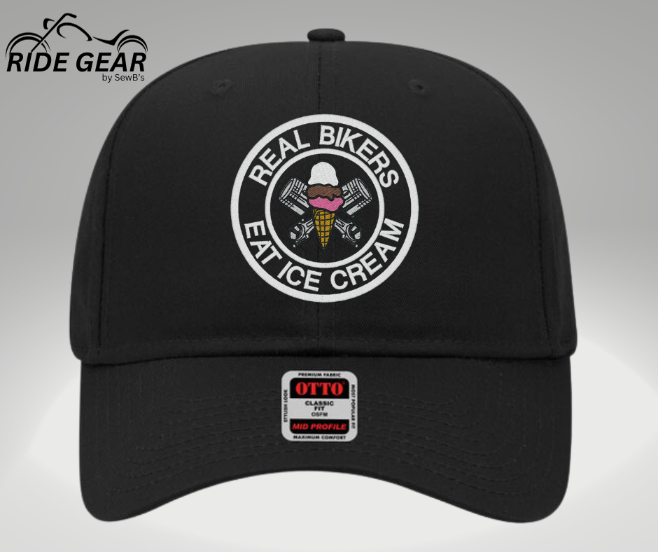 Real Bikers Eat Ice Cream Trucker Hat