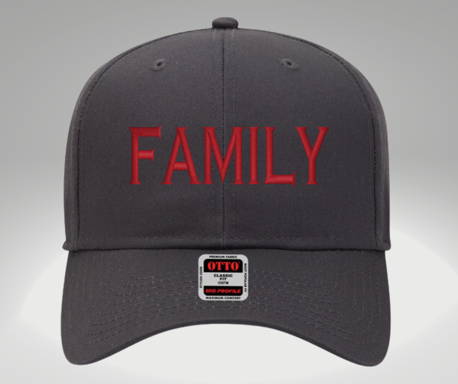 Family Name Embroidered Hat