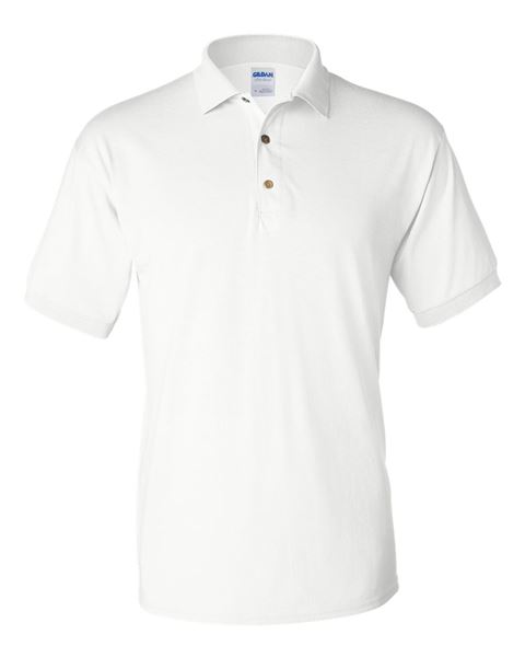 Embroidered Polo white