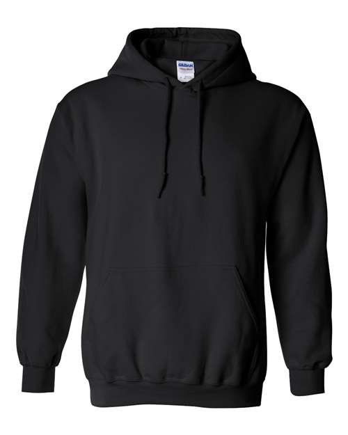 GILDAN® HEAVYWEIGHT BLEND ADULT HOODED SWEAT With Logo Black