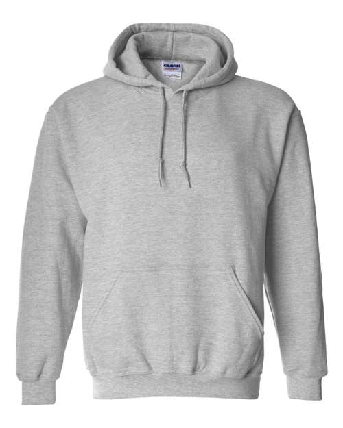 GILDAN® HEAVYWEIGHT BLEND ADULT HOODED SWEAT With Logo Sport Grey