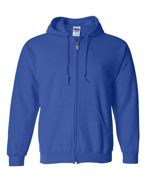 FULL ZIP HOODED SWEATSHIRT With Logo Royal