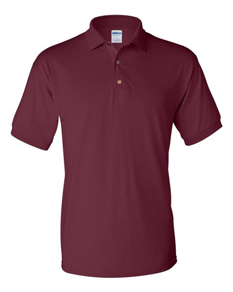 Embroidered Polo Maroon