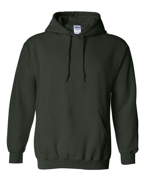 GILDAN® HEAVYWEIGHT BLEND ADULT HOODED SWEAT With Logo Forest Green