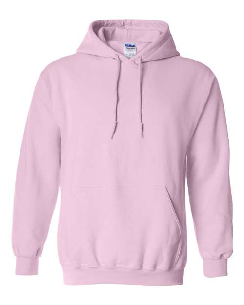 GILDAN® HEAVYWEIGHT BLEND ADULT HOODED SWEAT With Logo Light Pink