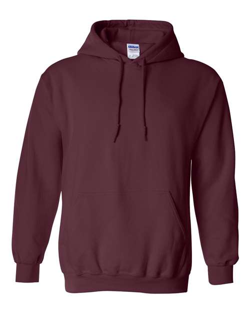 GILDAN® HEAVYWEIGHT BLEND ADULT HOODED SWEAT With Logo Maroon