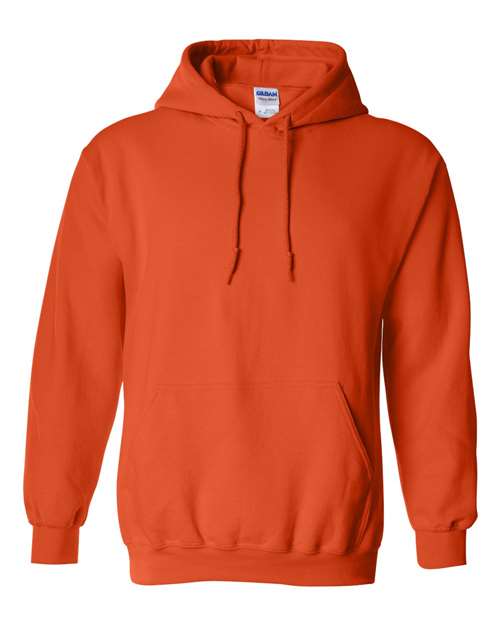 GILDAN® HEAVYWEIGHT BLEND ADULT HOODED SWEAT With Logo Orange