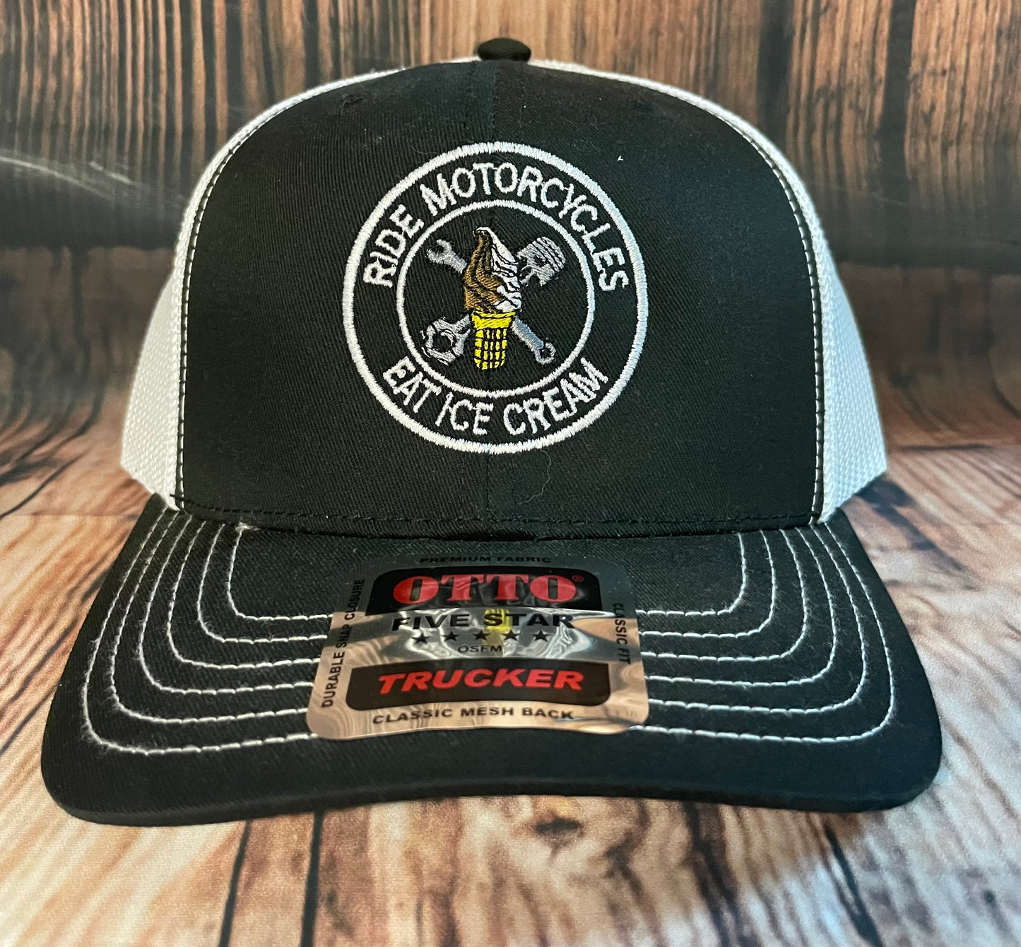 Ride Motorcycles Eat Ice Cream Hat