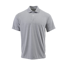 Heather Grey Performance Polo