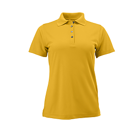 Gold Ladies Performance Polo