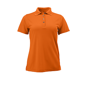 Orange Ladies Performance Polo