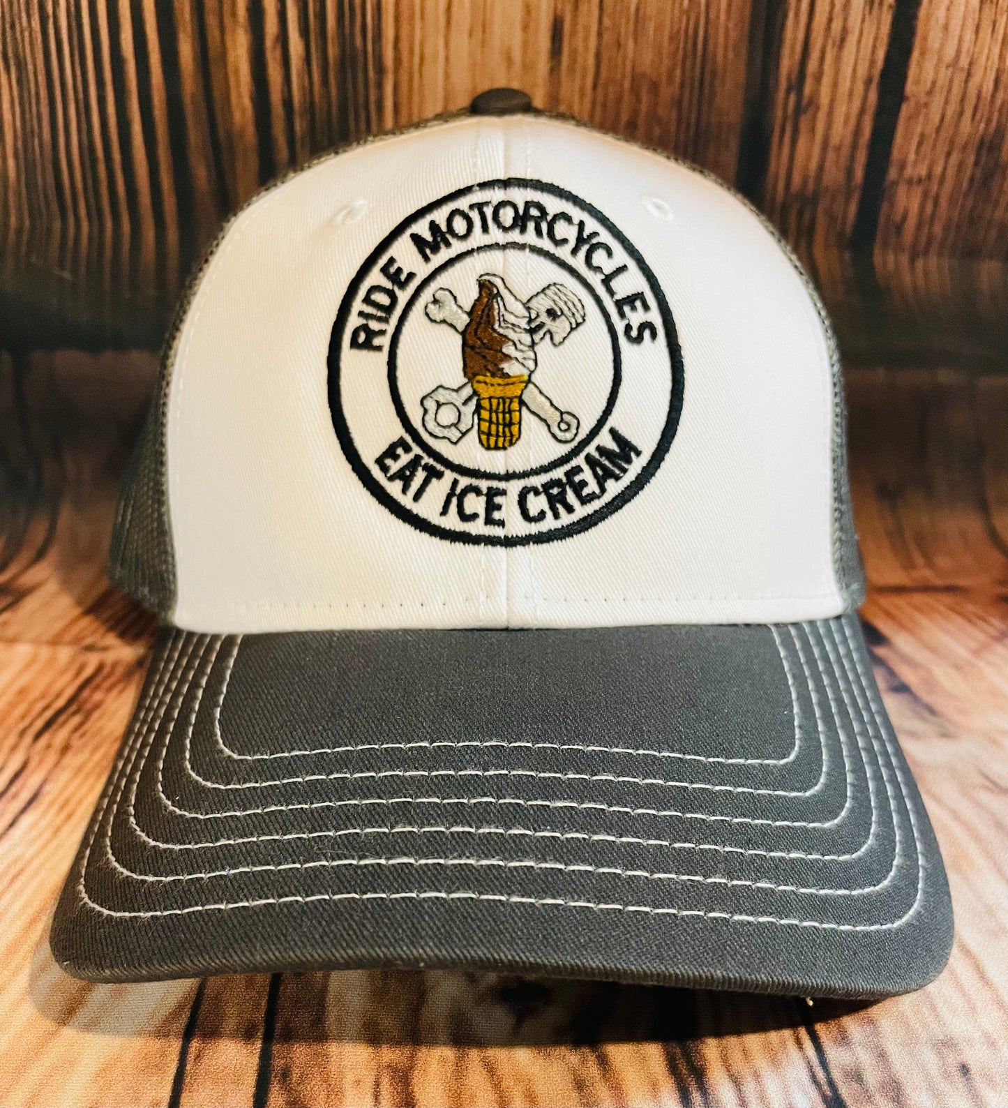 Ride Motorcycles Eat Ice Cream Hat