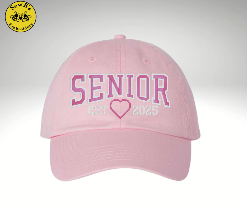 Class of 25 hat Pink Senior