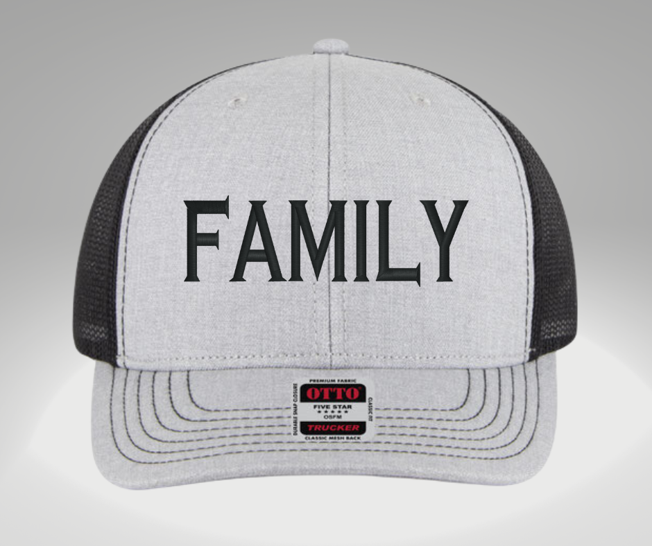 Family Name Embroidered Hat