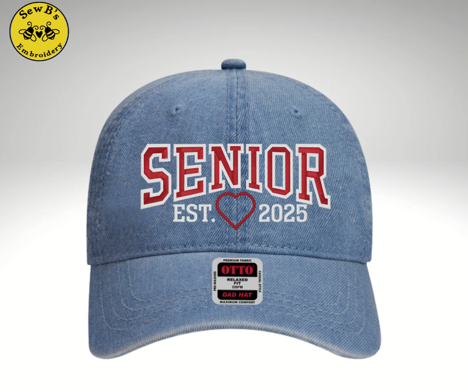 Class of 25 hat Senior denim