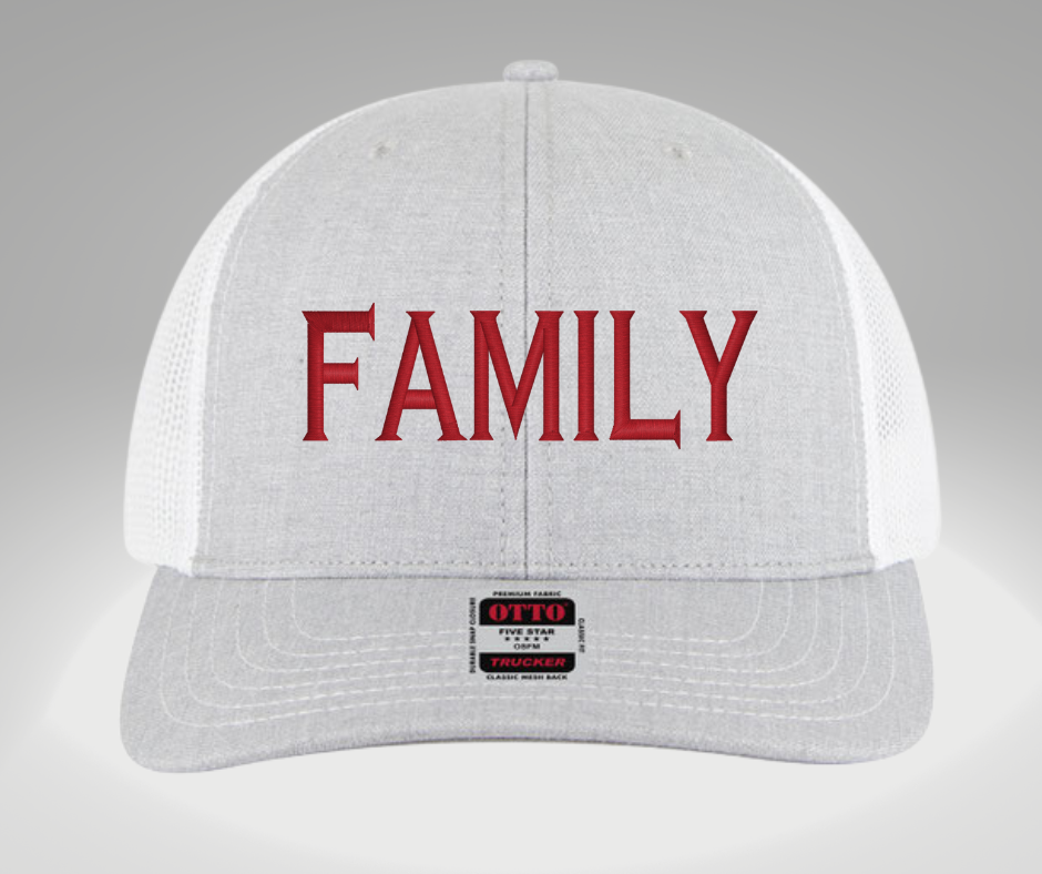 Family Name Embroidered Hat