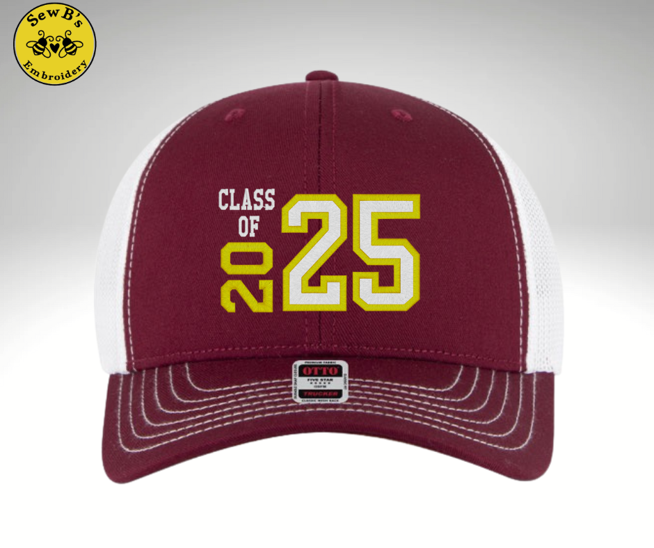 Class of 25 hat Maroon/Gold