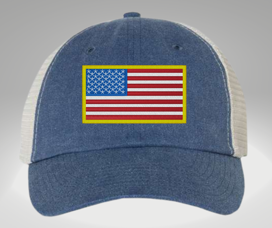 American Flag Hat Blue