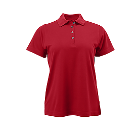 Red Ladies Performance Polo